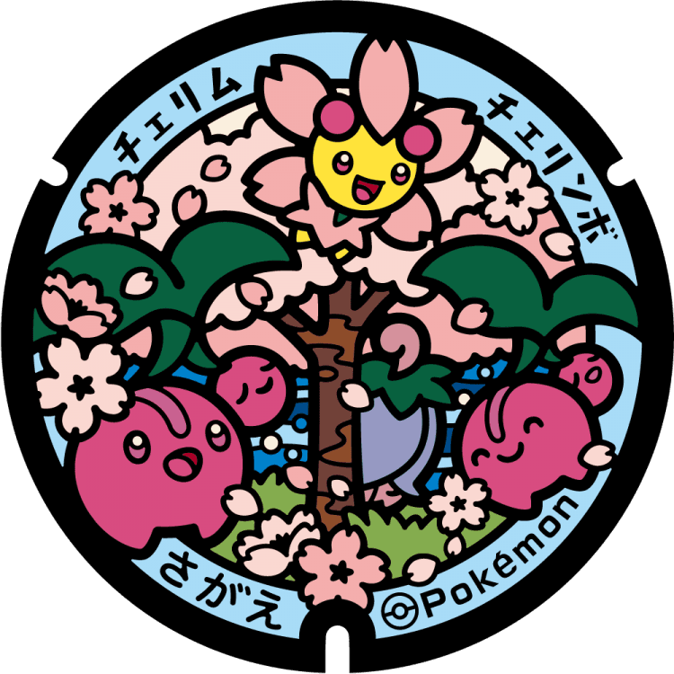 Image of pokefuta with Cherrim, Cherubi