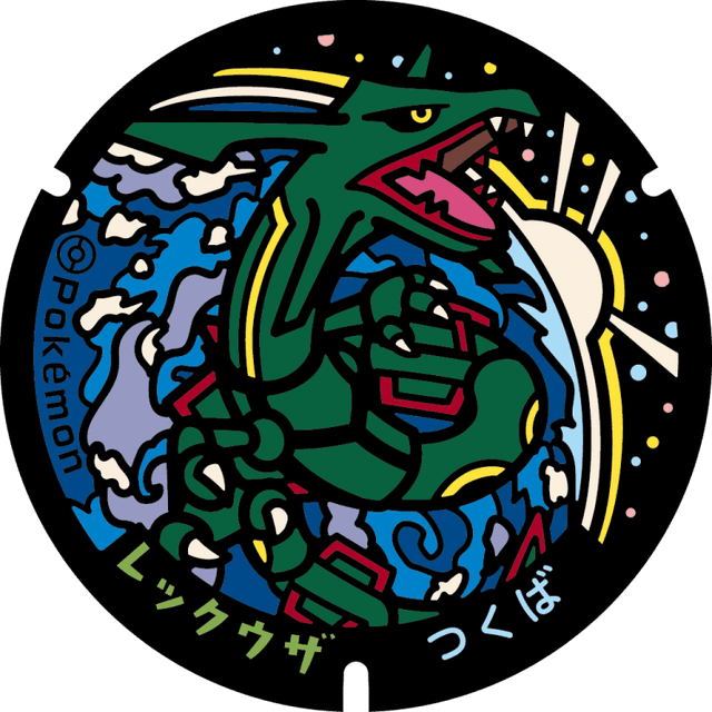 Image of pokefuta with Rayquaza