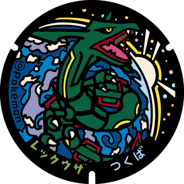 Image of pokefuta with Rayquaza