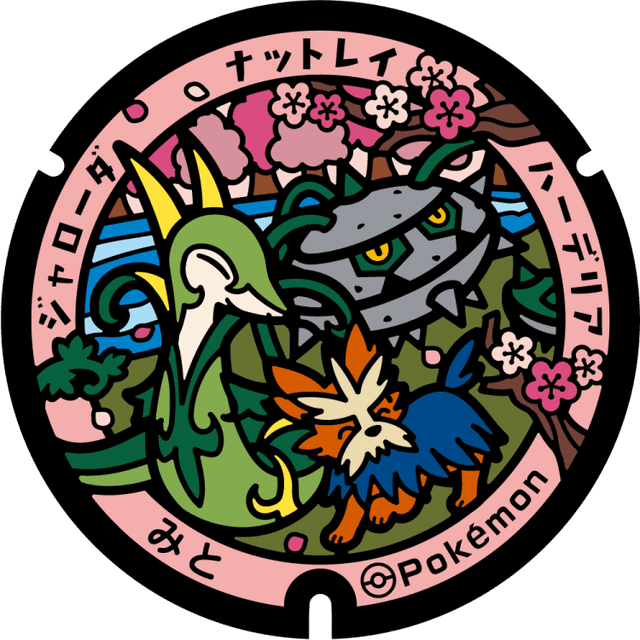 Image of pokefuta with Serperior, Ferrothorn, Herdier