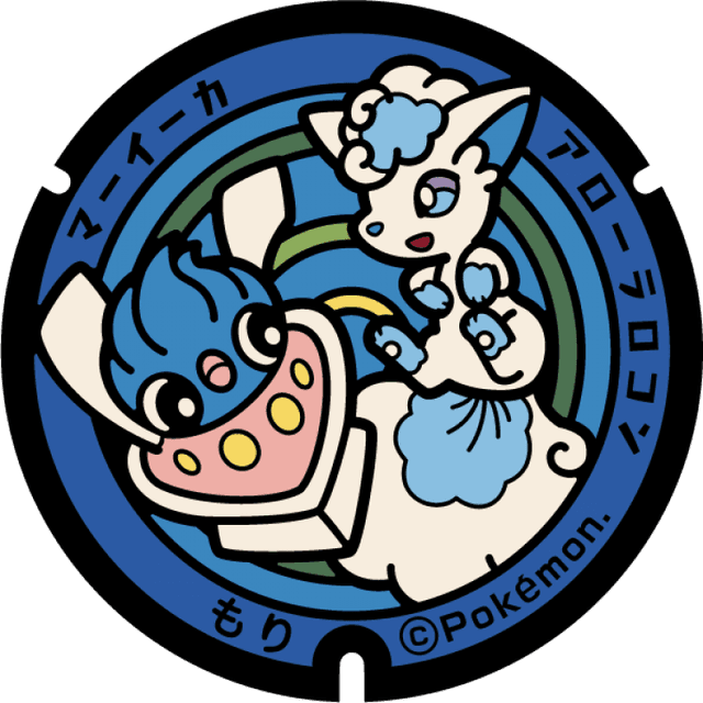 Image of pokefuta with Alolan Vulpix, Inkay